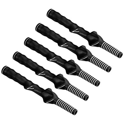  Golf Club Training Grip, Right Hand Teaching Practice Swing Non-Slip Black
