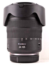 Canon RF 24-105mm F/4L is USM Zoom Lens w/Lens Hood GOOD WORKING CONDITION