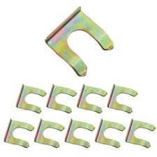 10 Pcs Brake Line Clips Metal U Shaped Brake Hose Clips Brake Line Retainer