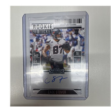 Panini Contenders Cade Stover Rookie Ticket Auto #130 Houston Texans 2024