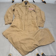 Workrite FR Nomex Honeywell Coverall Men Khaki Tan Flame Fire Resistant-9304