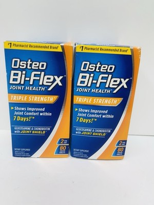 Osteo Bi-flex Joint Health Triple Strength 80Ct X 2 EXP 6/26 