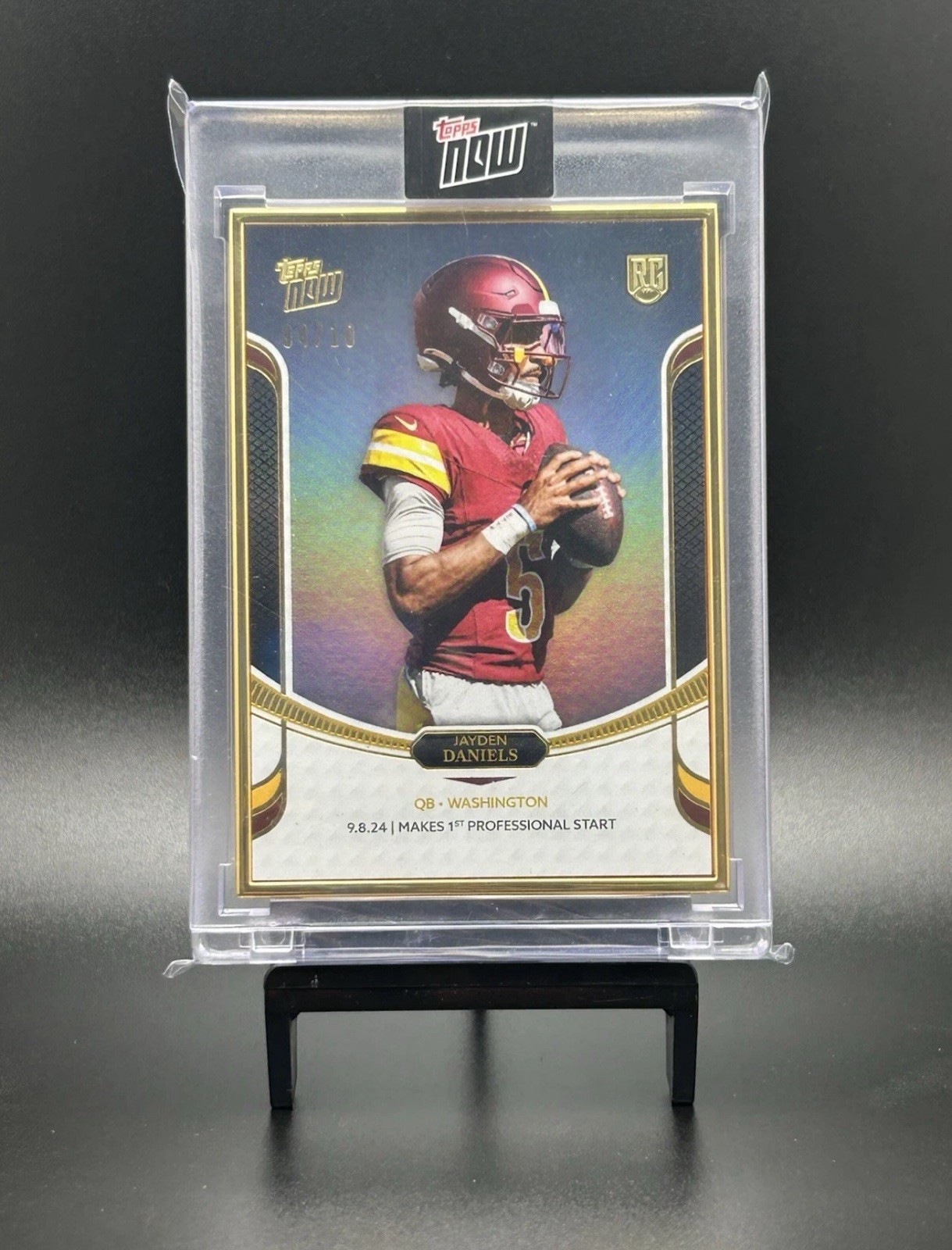 Jayden Daniels Topps Now Rookie Campaign #7 Gold