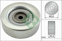 Umlenk-/FüHrungsrolle Keilrippenriemen Schaeffler INA 532 0693 10 FüR Mitsubishi