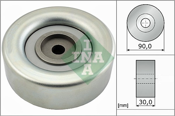 Umlenk-/FüHrungsrolle Keilrippenriemen Schaeffler INA 532 0693 10 FüR Mitsubishi-image