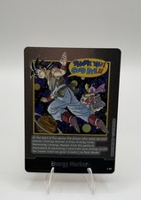 Son Goku E-90 Energy Marker Sb02 Manga Booster Dragon Ball Fusion World (Silver)