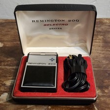 Remington 200 Selectro Shaver With Case Model B-Y USA Made