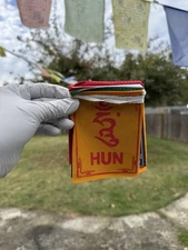 Mini Tibetan Prayer Flags | Om Mani Padme Hum | Car, Home & Outdoor Decor