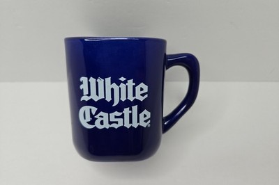 Vintage 1995 White Castle Restaurant Logo Coffee Mug Square Cobalt Blue |  eBay