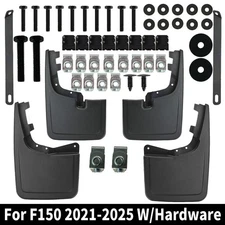 For Ford F150 2021-2025 W /Hardware Mud Flaps Splash Guards Fender Front Rear