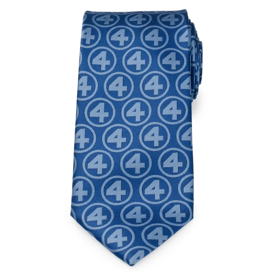 Corbata azul para hombre Marvel Fantastic Four Foto 3 de 4