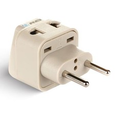 Universal Plug Adapter 2 Port Power Converter for Worldwide Travel Dual Ports