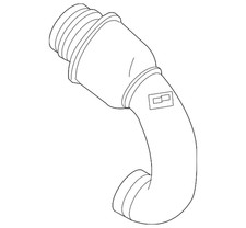 Genuine Volvo Turbocharger Outlet Tube 30757872 Genuine Volvo Turbocharger Outlet Tube 30757872