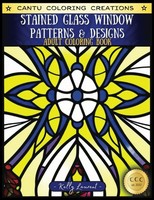 Stained Glass Window Patterns & Designs: Adult Coloring