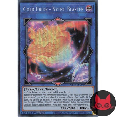 Yugioh Goldstolz - Nytro Blaster PHHY-DE090 Super Rare 1. Auflage NM