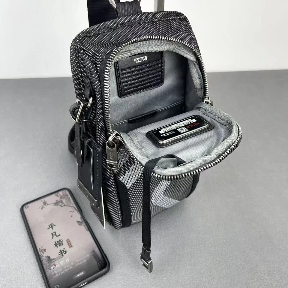 TUMI Alpha 3 Compact Sling One Shoulder Bag Popular Model Black outlet HOT