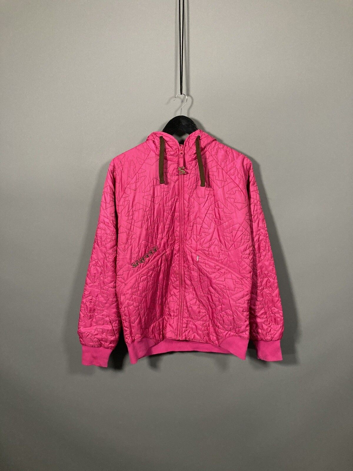 Giacca trapuntata SALOMON Taglia XL Rosa Ottime condizioni Donna