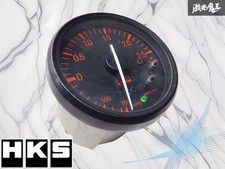 Working Hks 60mm Boost Gauge Red Illumination Black Face Jdm Free Shipping Japan