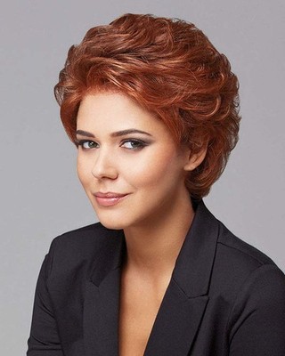 Gabor Pinnacle Wig GL8-29 Hazelnut Color Average Size by Hairuwear Hand-Tied Top