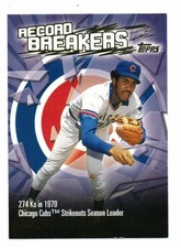 2002 Topps Fergie Jenkins Record Breakers baseball insert card #RB-FJ Cubs HOF