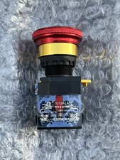 mxuteuk 22mm Metal Latching Emergency Stop Push Button Switch e Stop Button E...