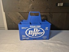 Sugar Free Dr Pepper - Plastic 6-Pack Carton - 32 oz Glass Bottles