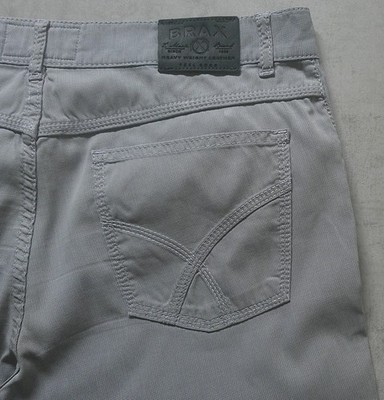 BRAX COOPER Fancy Regular Fit W36/L31 = 52  Herren Jeans Hose Grau wie NEU