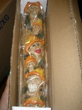 NEW Smoking Psychedelic Mushrooms Incense Holder 2001 J.D. Dollen (SU37)