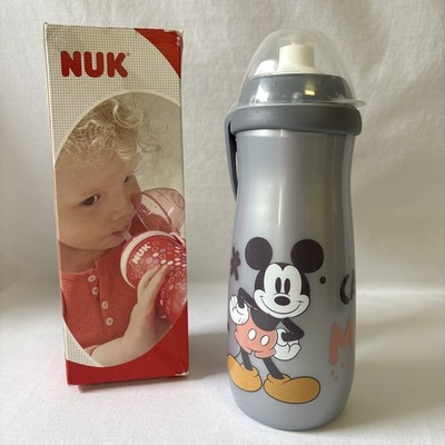 Nuk Disney Mickey Sports Cup 450ml 24+ Monate | auslaufsichere Push-Pull-Tülle |