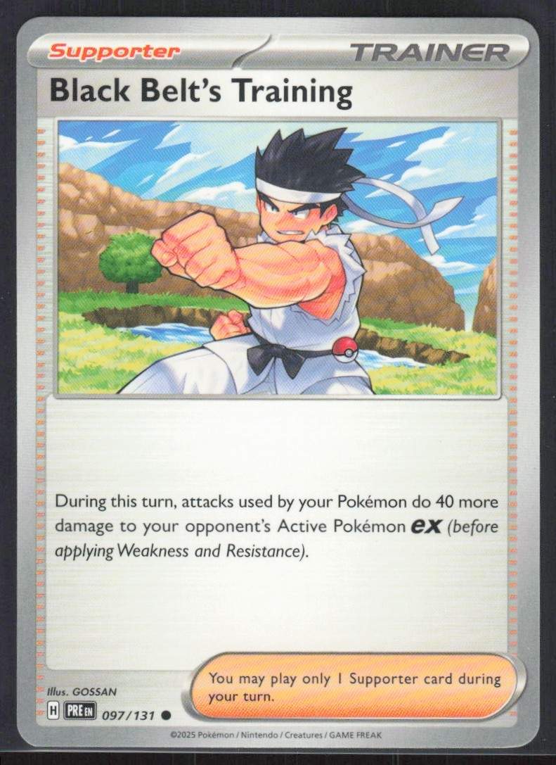 2025 Scarlet & Violet Series - Prismatic Evolutions Black Belt's Training Common