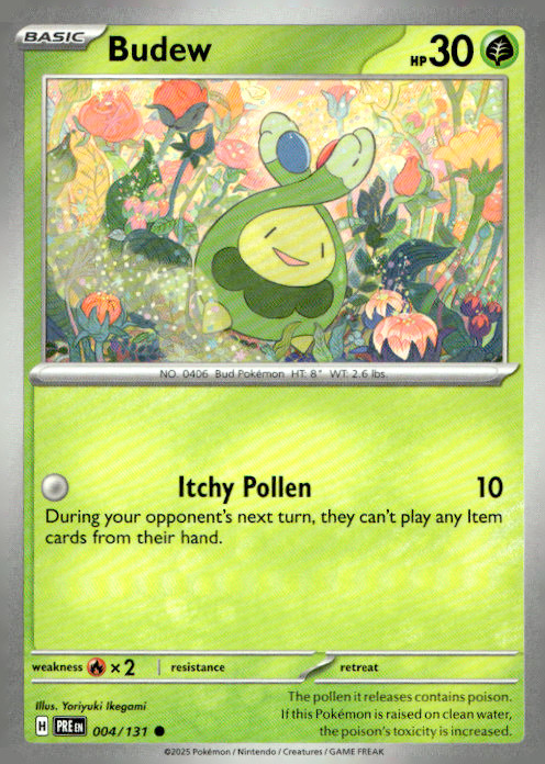 Budew Common SV: Prismatic Evolutions 004/131 NM