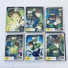 Ben 10 DVD Bundle Kids TV Show Cartoon Network Animated Bulk Lot Animation