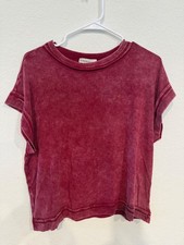 Zenana ribbed set, size L. Color Cabernet. Ne...
