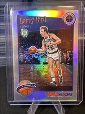 2019-20 Panini NBA Hoops Premium Stock Hoops Tribute Larry Bird 289 Silver Prizm