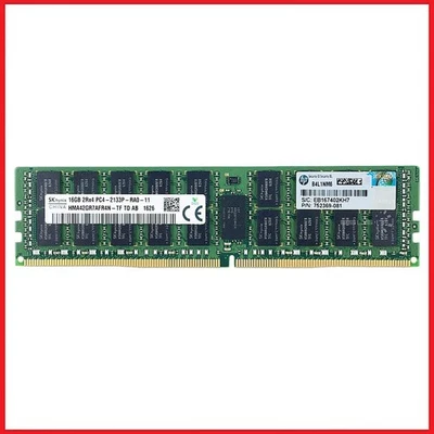 SK Hynix 16GB DDR4 Server RAM PC4-2133P ECC Memory 1x16GB Module HMA42GR7AFR4N - Image 1 of 4