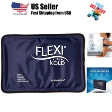 FlexiKold Gel Soft Flexible Ice Packs for Injuries - Reusable Freezer Cold Pa...
