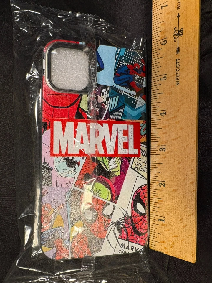 MARVEL Comics iPhone 16 Spiderman Plastic Case NEW - FREE SHIPPING - Image 3 of 4