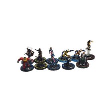 Lot Of 11 X-men HeroClix Figures Wolverine Etc.