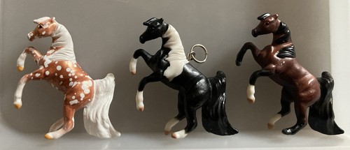 Breyer Mini Whinnies Lot of 3 Arabian Horse HTF Rare Chase Keychain PLEASE READ