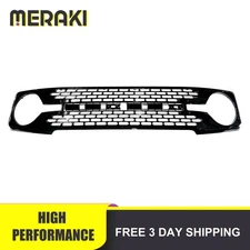 For 2021-2024 Ford Bronco Bright black New Front Grille Mesh W/O Letters