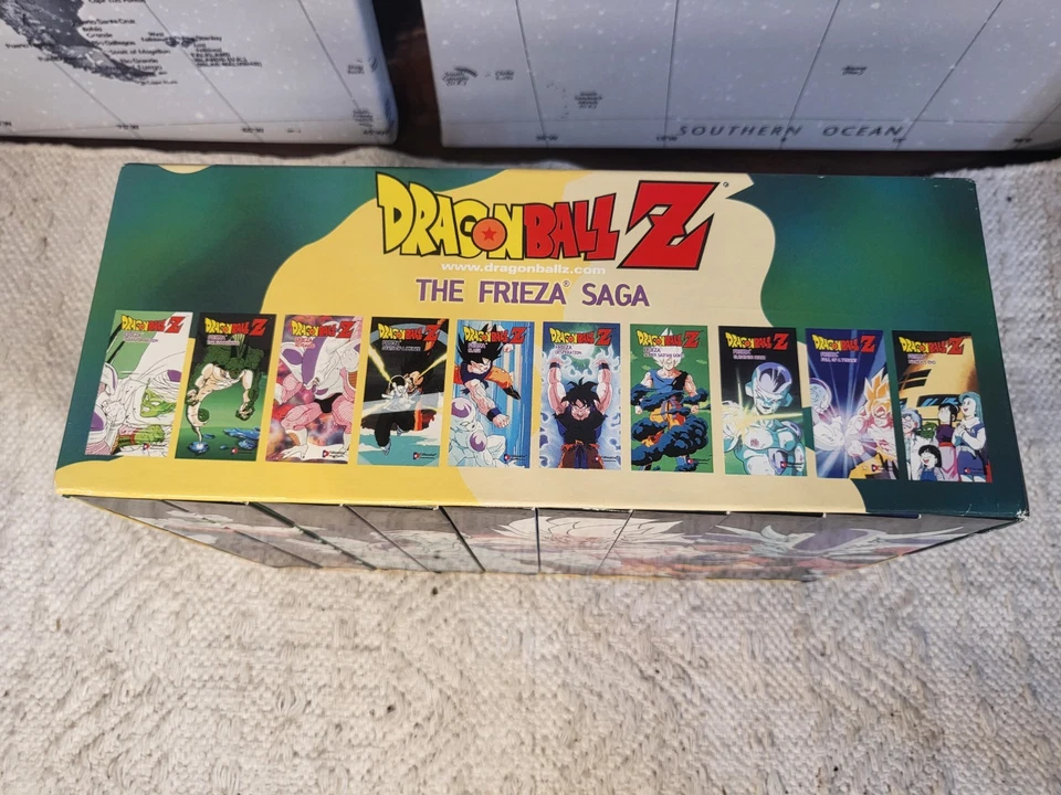 Dragon Ball Z The Frieza Saga Uncut VHS 10 Tapes Box Set Complete - Image 2 of 4