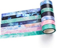 Yubbaex Washi Tape Pastell Masking Tape Klebeband Bunt FüR Heimwerker,