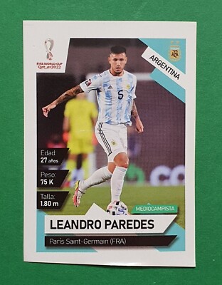 2022 EO South America Qualifiers FIFA Qatar #030 LEANDRO PAREDES  Argentina