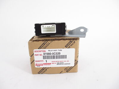 Genuine OEM Toyota 81980-0C020 Turn Signal Flasher 07-18 Tundra 08-15