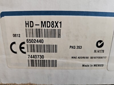 Brand New NOS Crestron HD-MD8X1 8x1 HDMI Switcher 6502440 Free Shipping