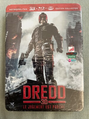  Dredd Steelbook Blu-ray DVD French Edition Sealed OOP Region B Karl Urban   