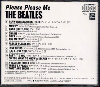 Serial Number 002305 THE BEATLES Please Please Me JAPAN 1st Press