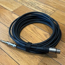 Livewire Essential Cable 1/4 TRS Male to XLR Male Black 20 ft.