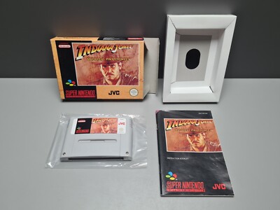 INDIANA JONES GREATEST ADVENTURE SUPER NINTENDO SNES PAL EUR CIB OVP RAR SELTEN