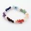 miniature 10 - Chakra Bracelet Crystal Gemstone Pearl Reiki Healing Anxiety Healing Rainbow UK